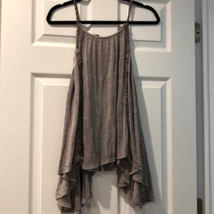 Paper Crane Purple/Grayish flowy tank top!